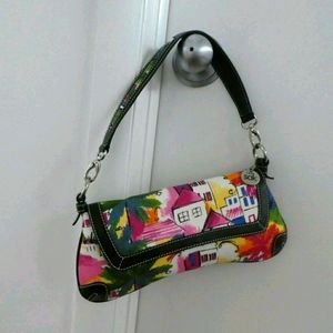 The Sak Pink Label Fabric/Leather Bag